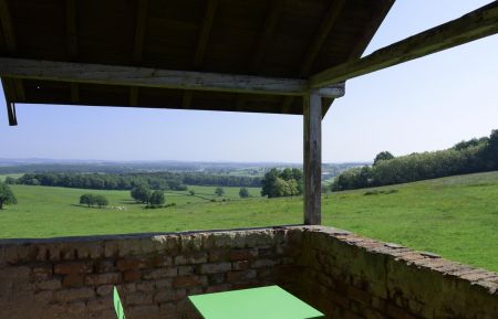 Vue depuis la terrasse couverte Gîte n°1720 Blanzy - Saône-et-Loire - Vue depuis la terrasse couverte